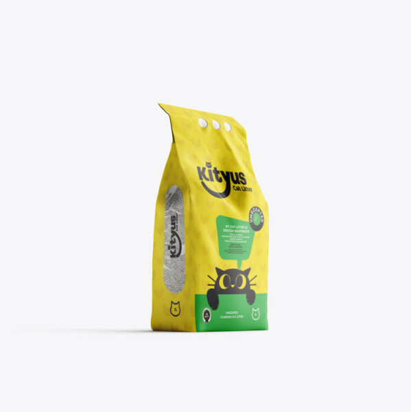 Hassas Kediler için Tozsuz,Topaklanan, Kokusuz Bentonit Kedi Kumu 5kg - 3