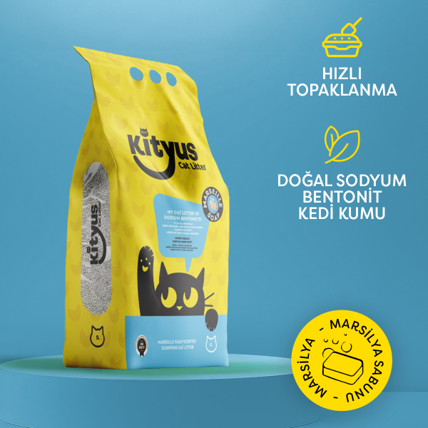 Ekstra Hijyenik İnce Taneli Topaklanan Tozsuz Marsilya Sabunlu Kedi Kumu 5lt - 2